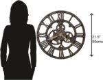 Wall Clock  -Inch Antique Oversized Gallery with Quartz Movement - Image 2