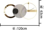 Electronic Large Wall Clock Decorative Living Room Decorative Wall Clock Kitchen Watches Home Decor - Image 2