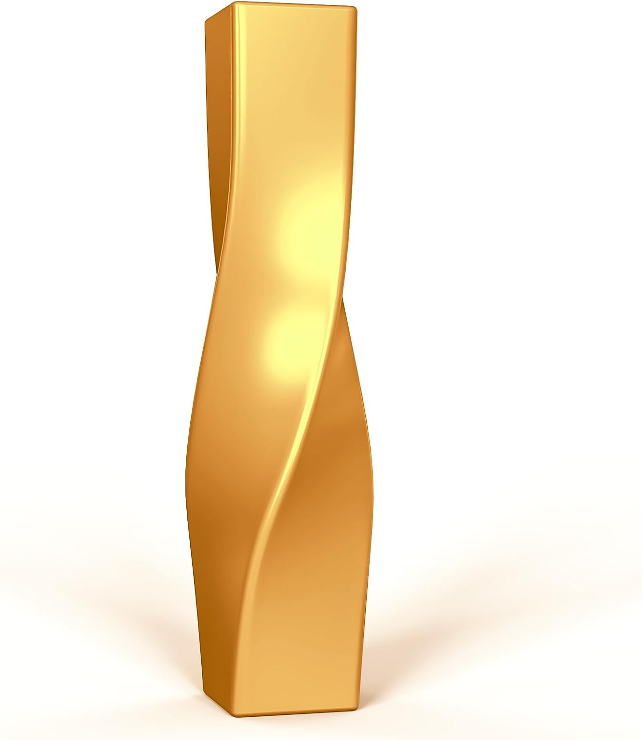 51KNDW5r16L._AC_SL1500_.jpg Tall Vase On Floor, 16.34" Twisted Geometric Flower Vase for Home, Living Room, Flower Centerpieces, Shelf, Table, Decor, Creative Unique Decorative Vase - Image 1