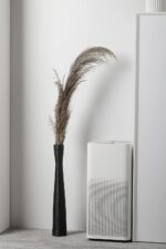 Black Floor Vase 20" Tall Ceramic Vases Large,Skinny Long Matt Vase for Pampas Grass,Modern Minimalist Style Flower Vase for Home Decor Office Decoration,Centerpieces - Image 2
